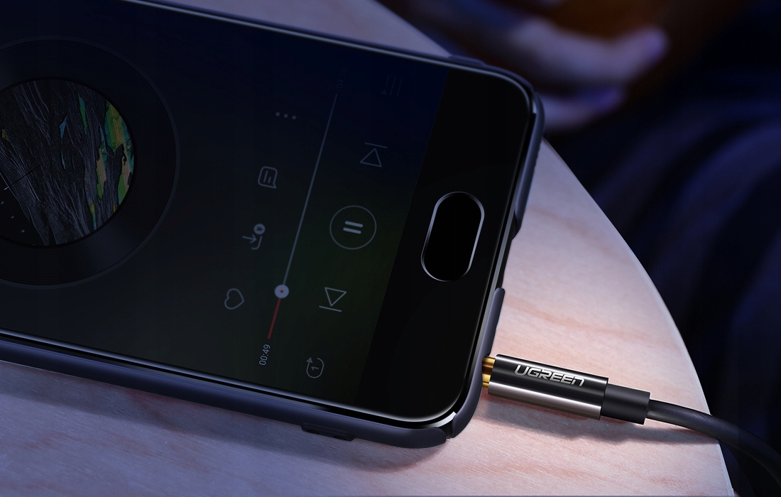 UGREEN KABEL ROZGAŁĘŹNIK ROZDZIELACZ AUX MINIJACK DO 2X MINIJACK 3,5MM 25CM Kod producenta 10739