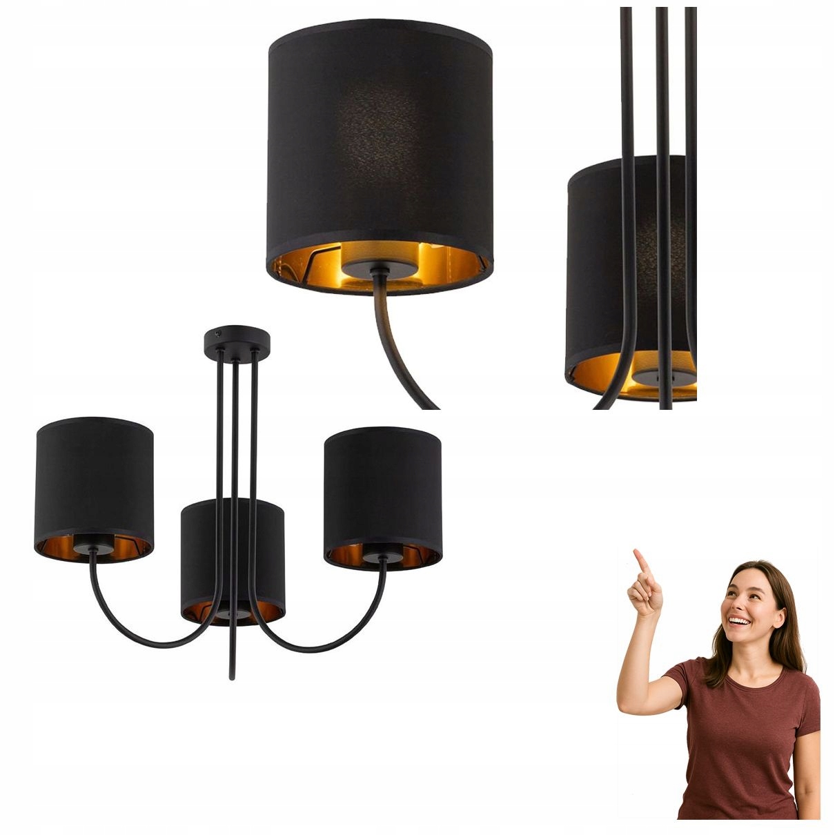 Stropná lampa Torens 4594 Tk Lighting