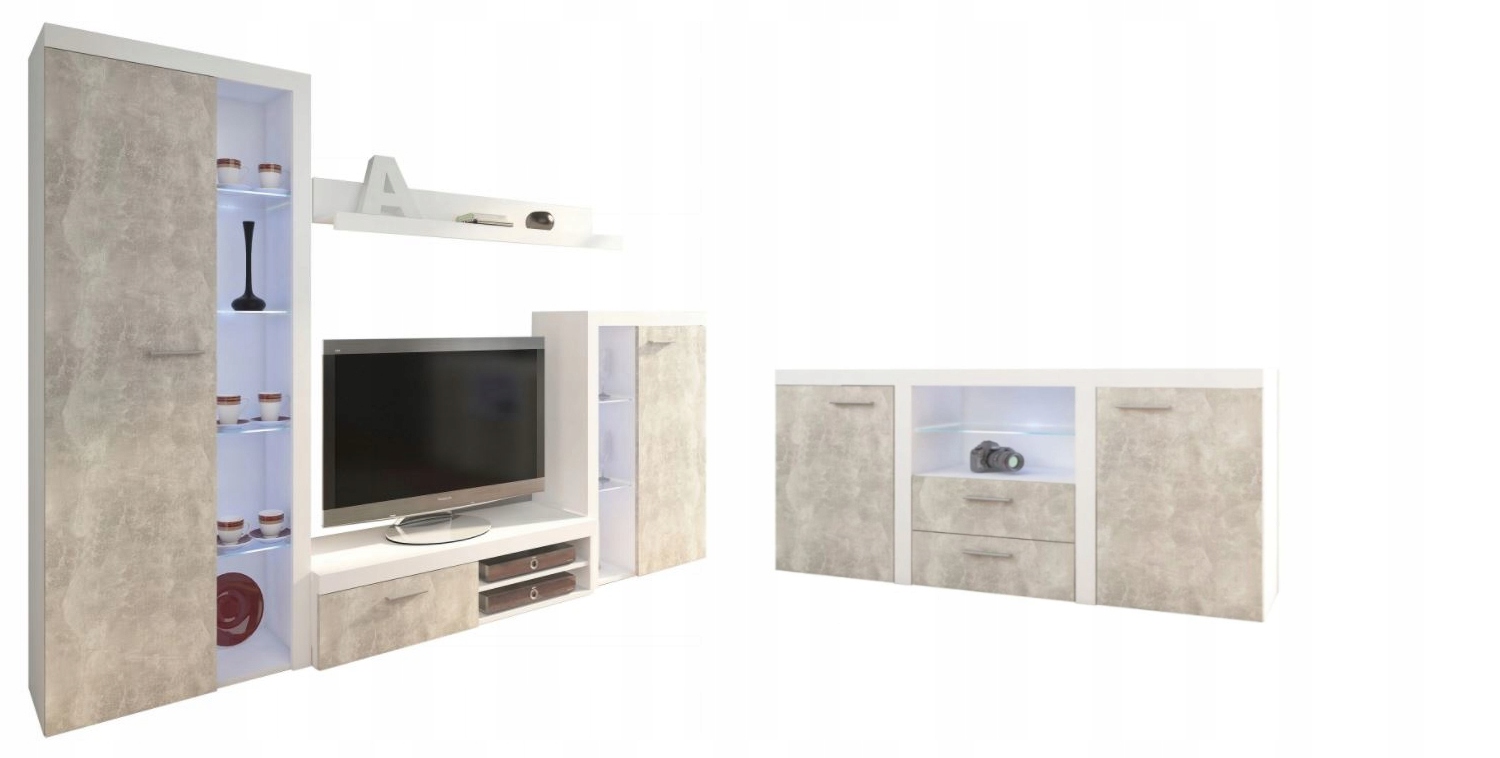 Meble Do Salonu Meblościanka + Komoda ARJAR