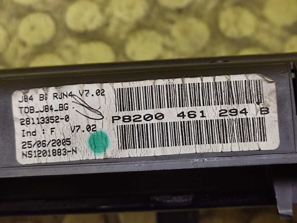 RENAULT SCENIC II dials 8200461294B