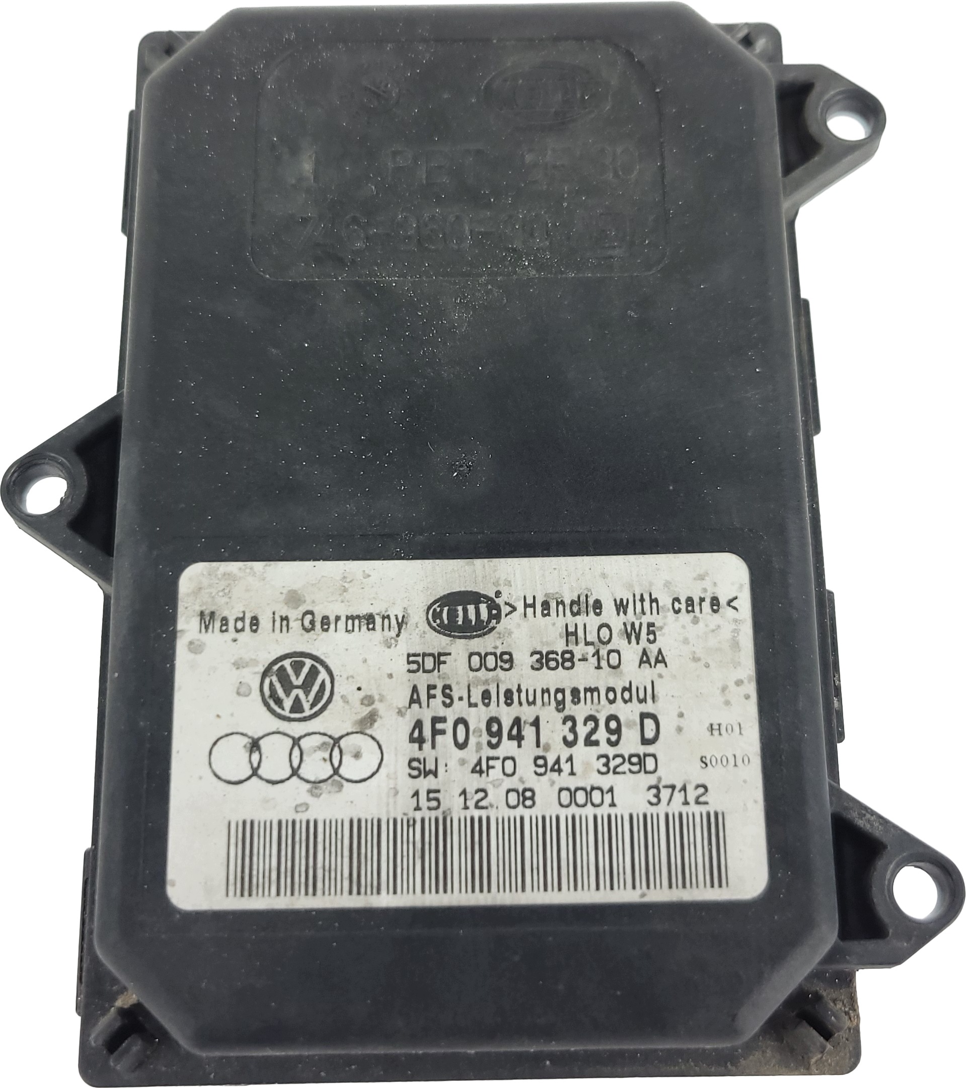 AUDI A6 C6 LIFT control unit module steering lights BI-XENON positioning 4F0941329D