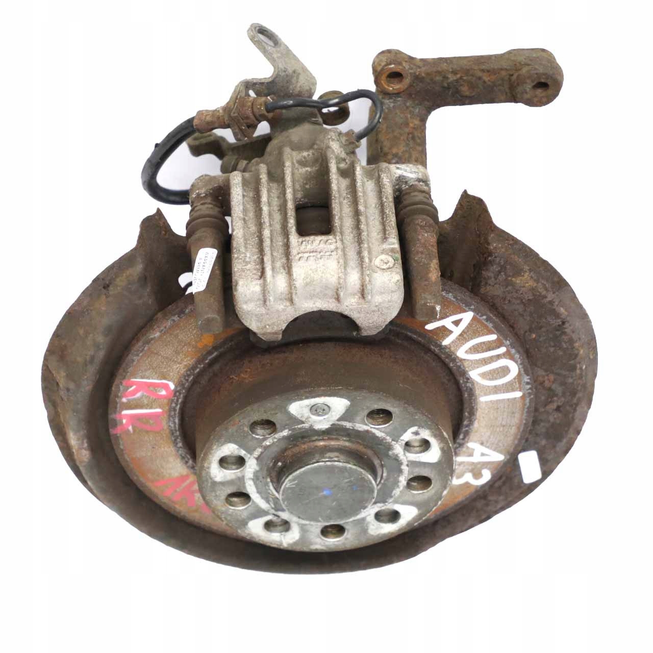 AUDI A3 8P MOYEU SUPPORT BROCHE CONSOLE AXE MOYEU ROUES DROITE ARRIÈRE