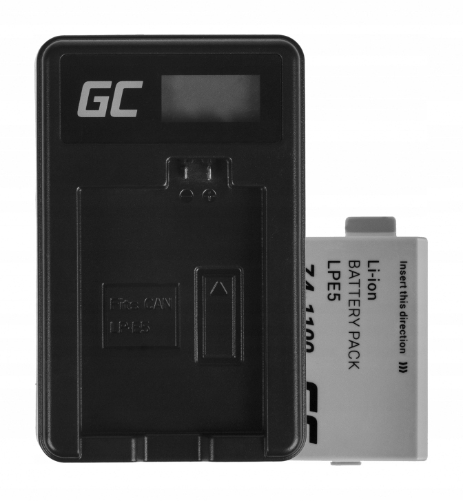 

Bateria i ładowarka do Canon Battery Grip BG-E5