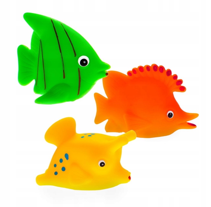 GUMOWE RYBKI DO KĄPIELI HENCZ TOYS 3 SZT.