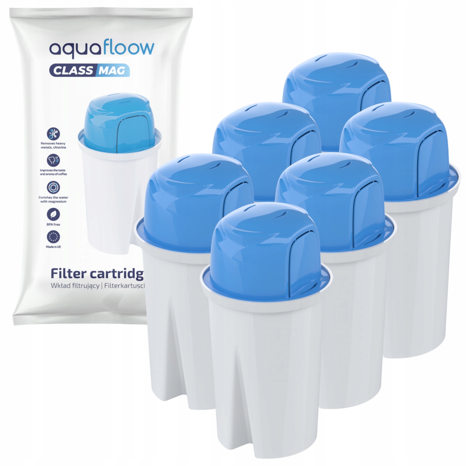 

6x Wkład Filtr Do Wody Magnezem Do Dafi Zamiennik