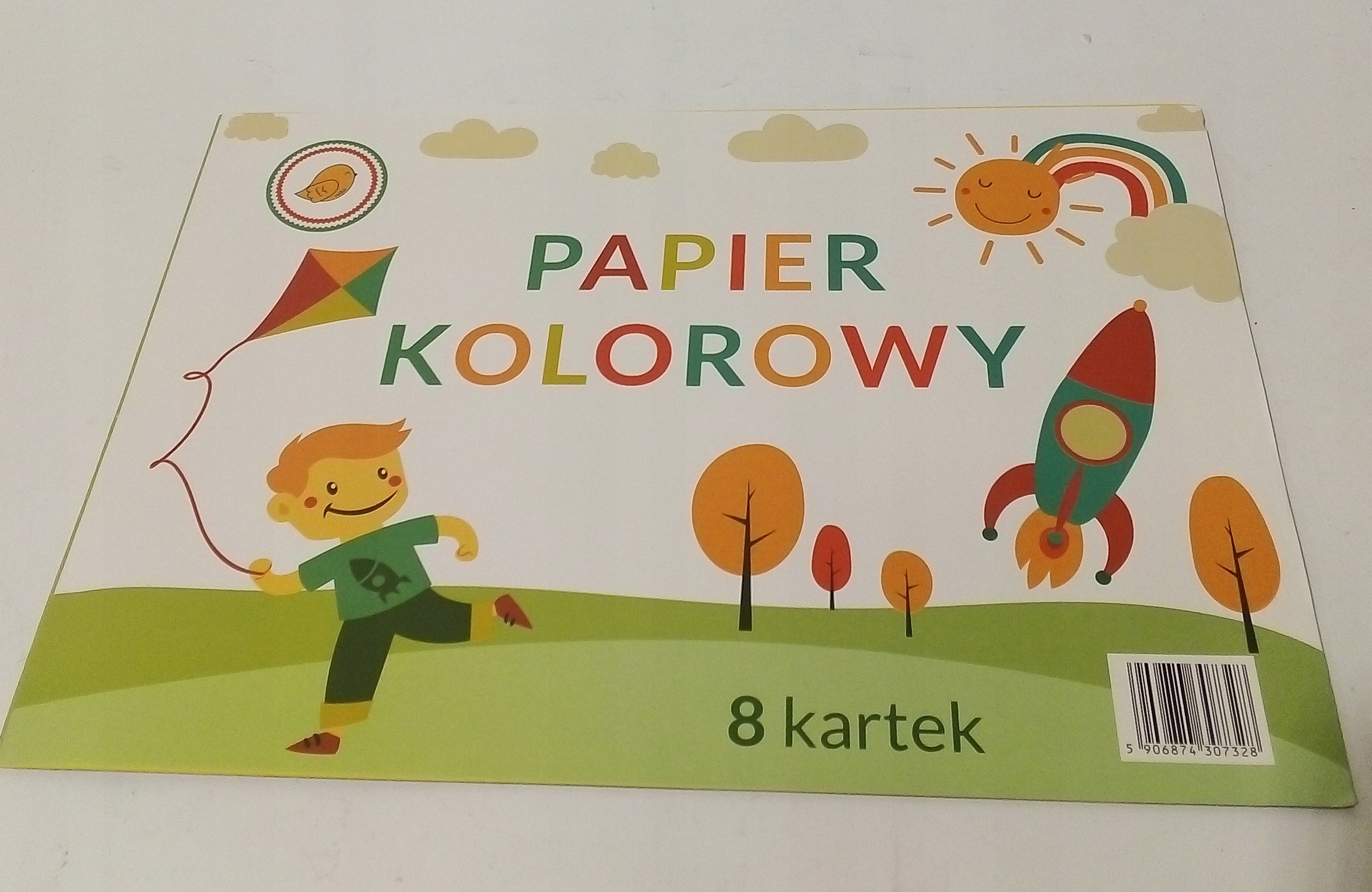 

Zeszyt Papierów kolorowych szkolny 8 kartek A4