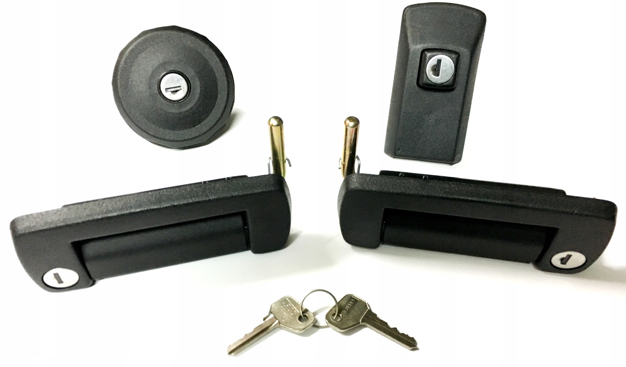 KLAMKA DRZWI KOREK PALIWA ZAMEK KLAPY WKŁADKA KLUCZYK FIAT 126p