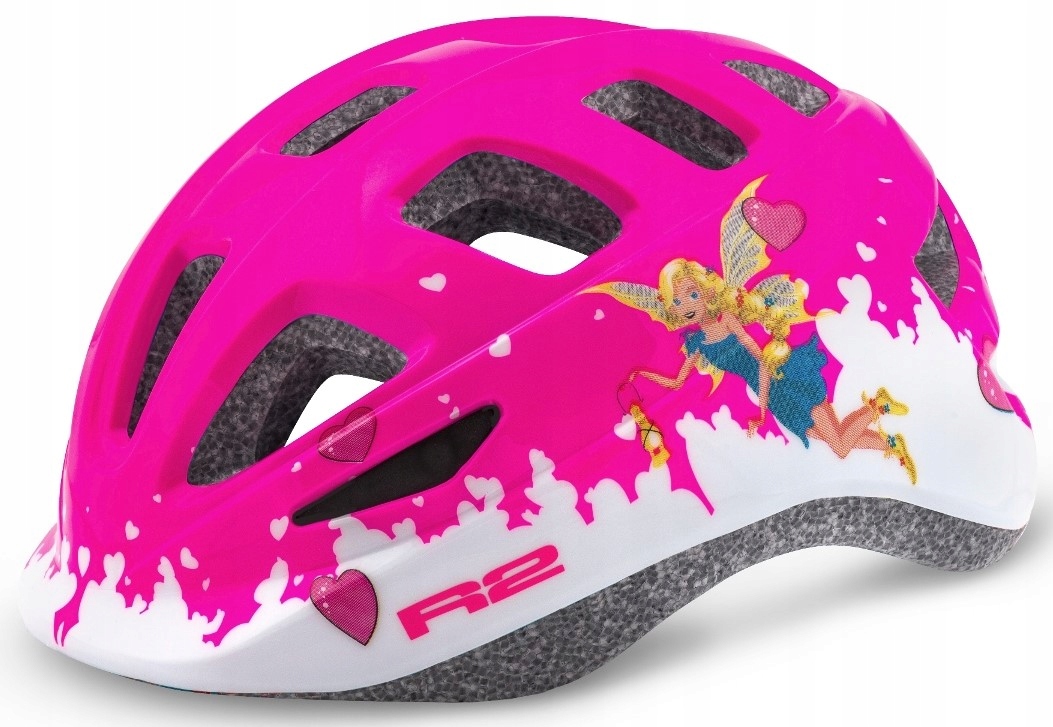 Dziecięcy kask rowerowy R2 Bunny Xs 48-52cm InMold