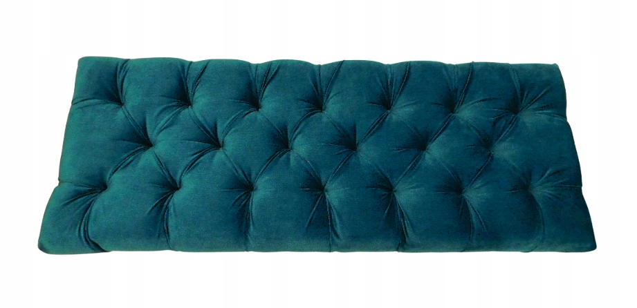 Polštář čalouněného sedáku prošívaný 105x40 cm H10 cm mořská zeleň