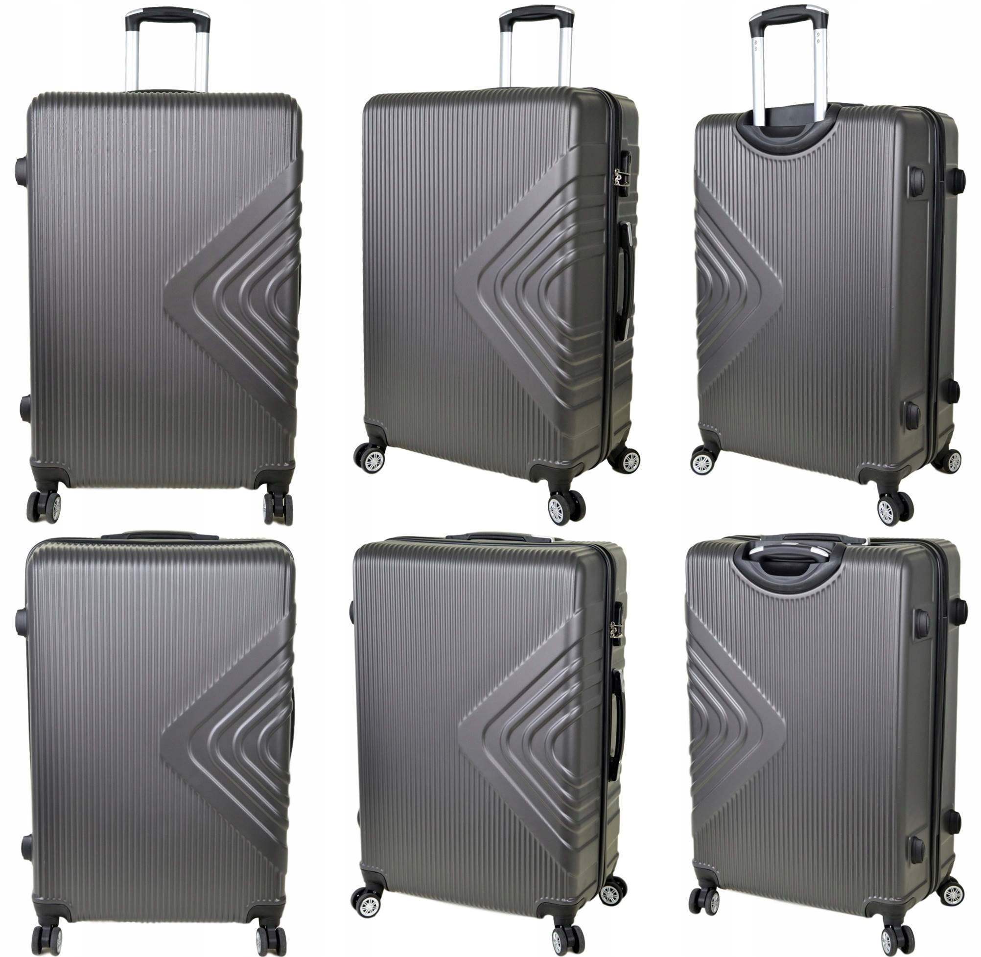 DUŻA WALIZKA PODRÓŻNA ABS SUNBAG - MODEL 8082 Rodzaj twarda