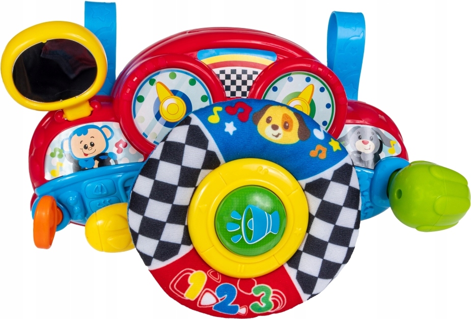 MÓWIĄCA KIEROWNICA DLA DZIECKA INTERAKTYWNA SYMULATOR JAZDY Marka Smily Play