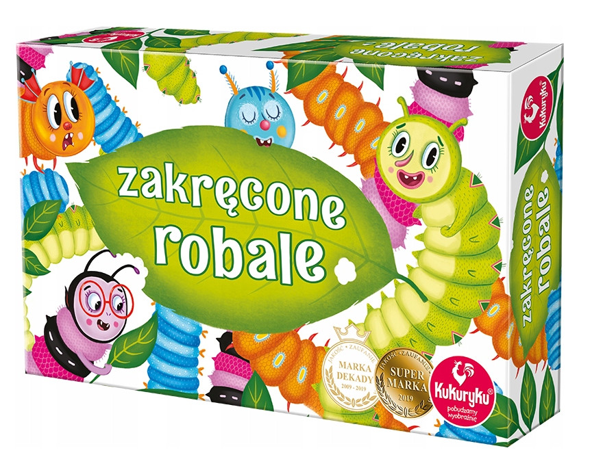 

Zakręcone Robale Gra Planszowa Rodzinna Kukuryku