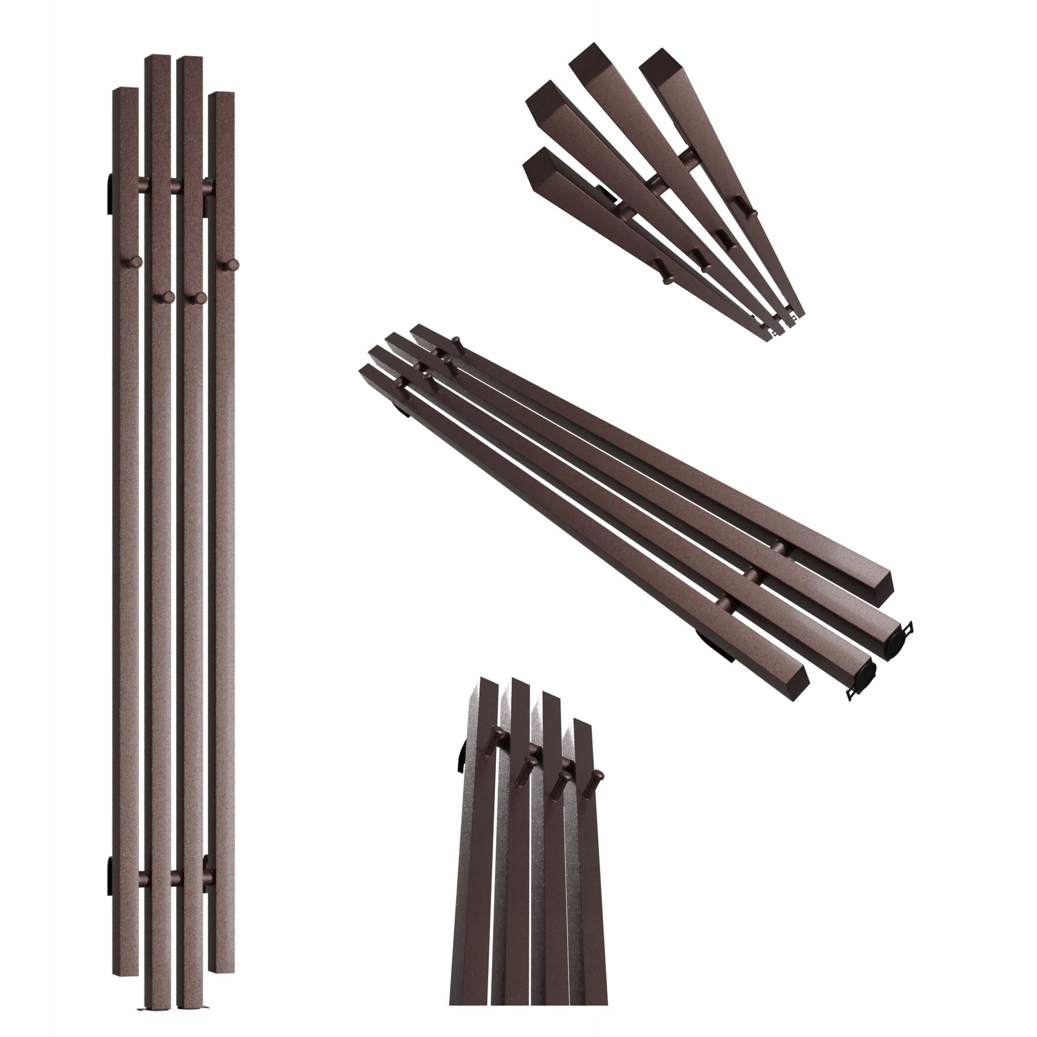 Dekorativní radiátor Bigben Hook 140x18 bordó