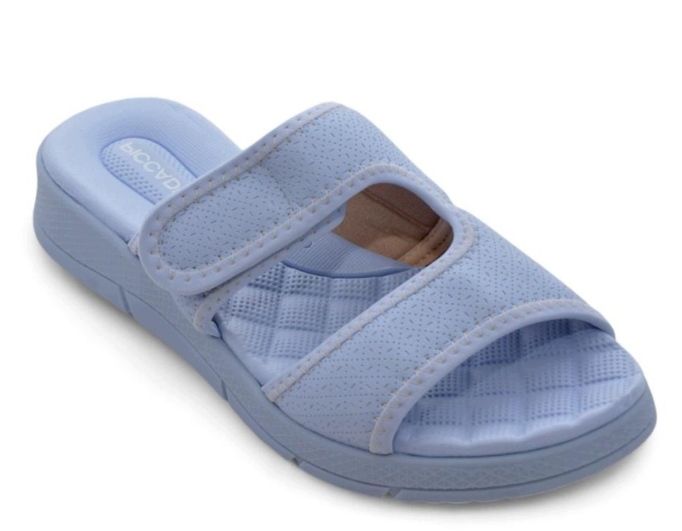 Měkké dámské nazouváky modré Piccadilly 571010 r37