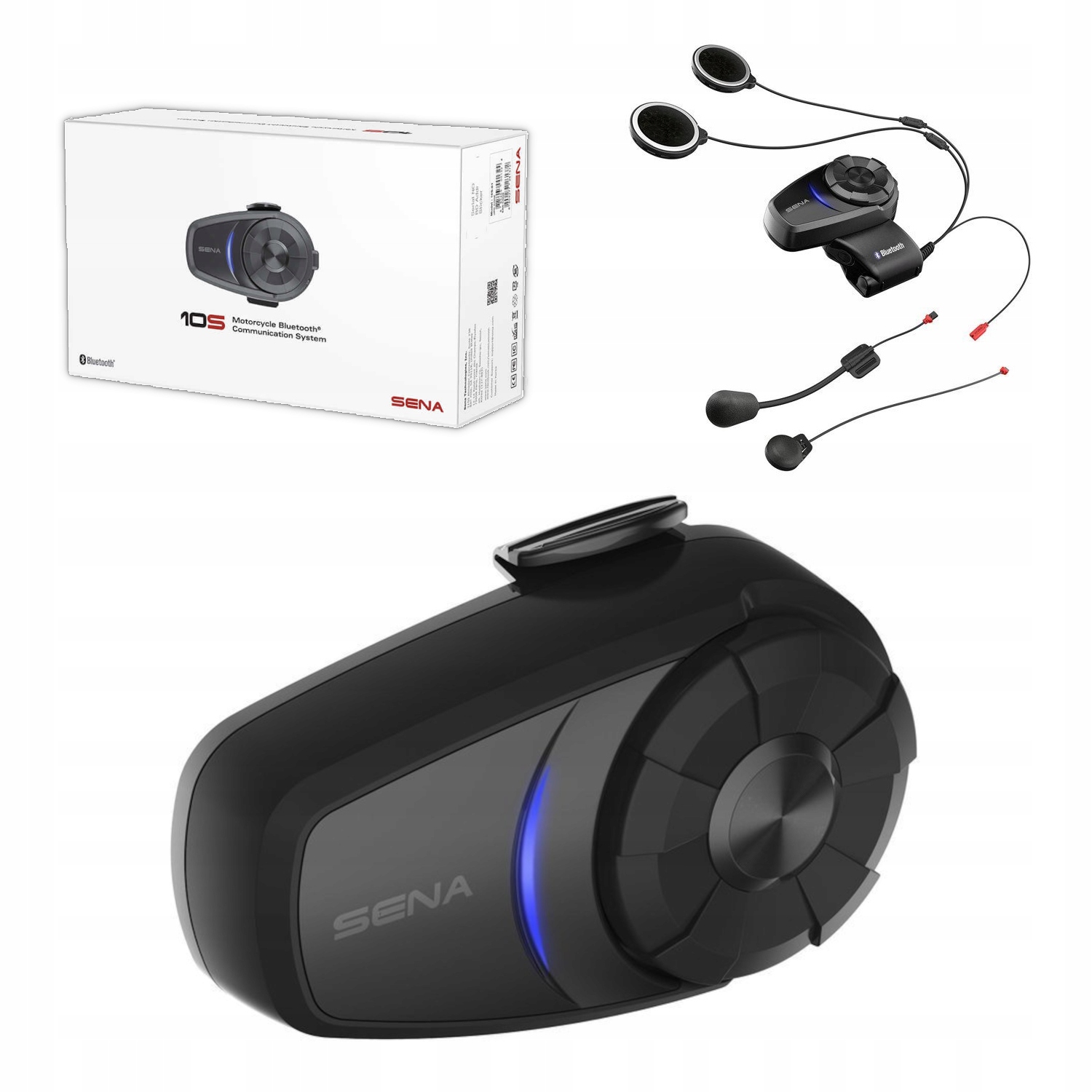 Sena 10s-02 мотоциклетний домофон Bluetooth 1 шолом