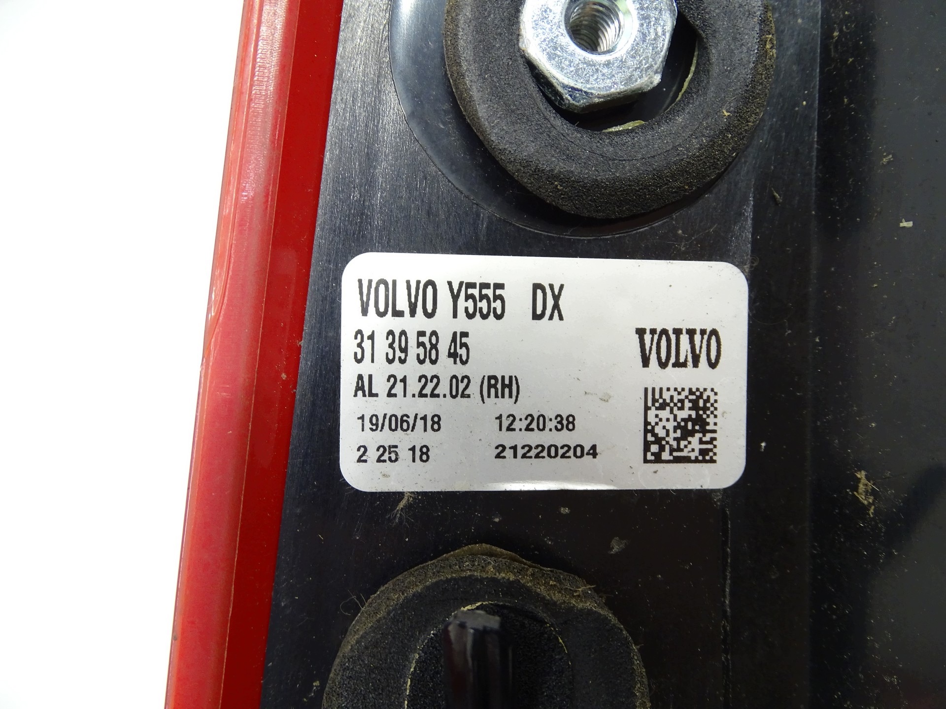 light right right rear part rear VOLVO V40 II 31395845