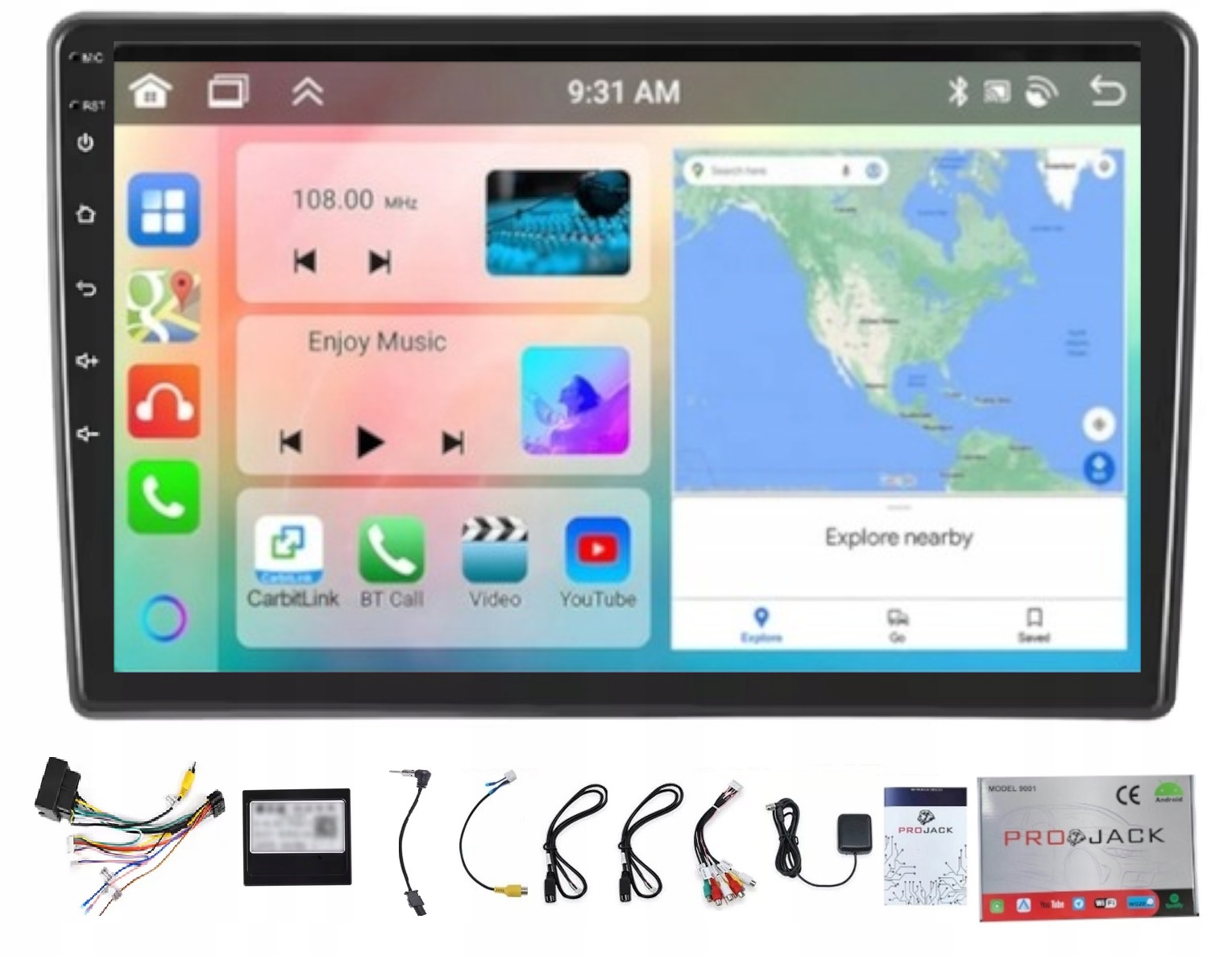 Gps Navigace Pro Android Citroen C5 2008-2017 Carplay Wifi 6 Gb 128 Gb