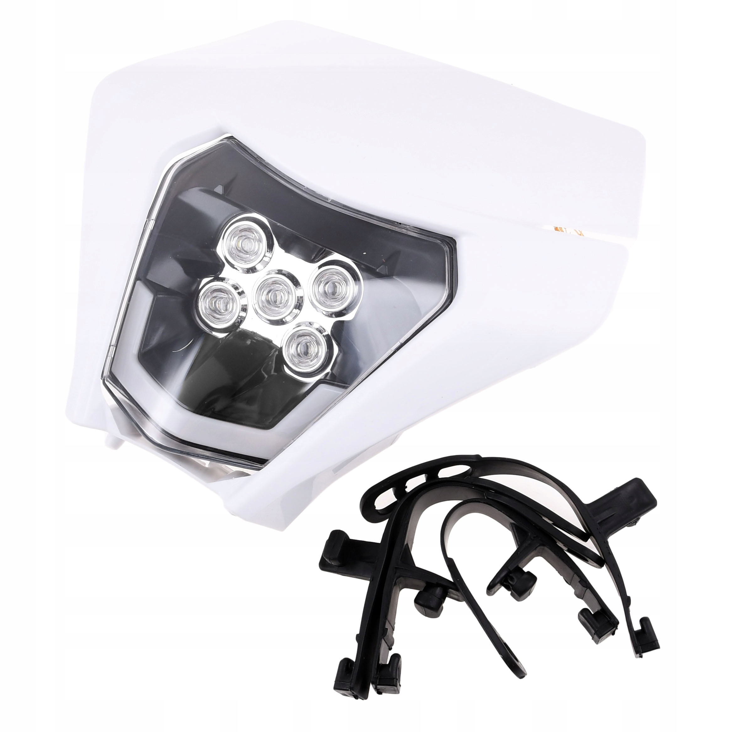 Univerzálna predná krytka s Led lampou Ktm Exc Exc-f XC upevnenie White