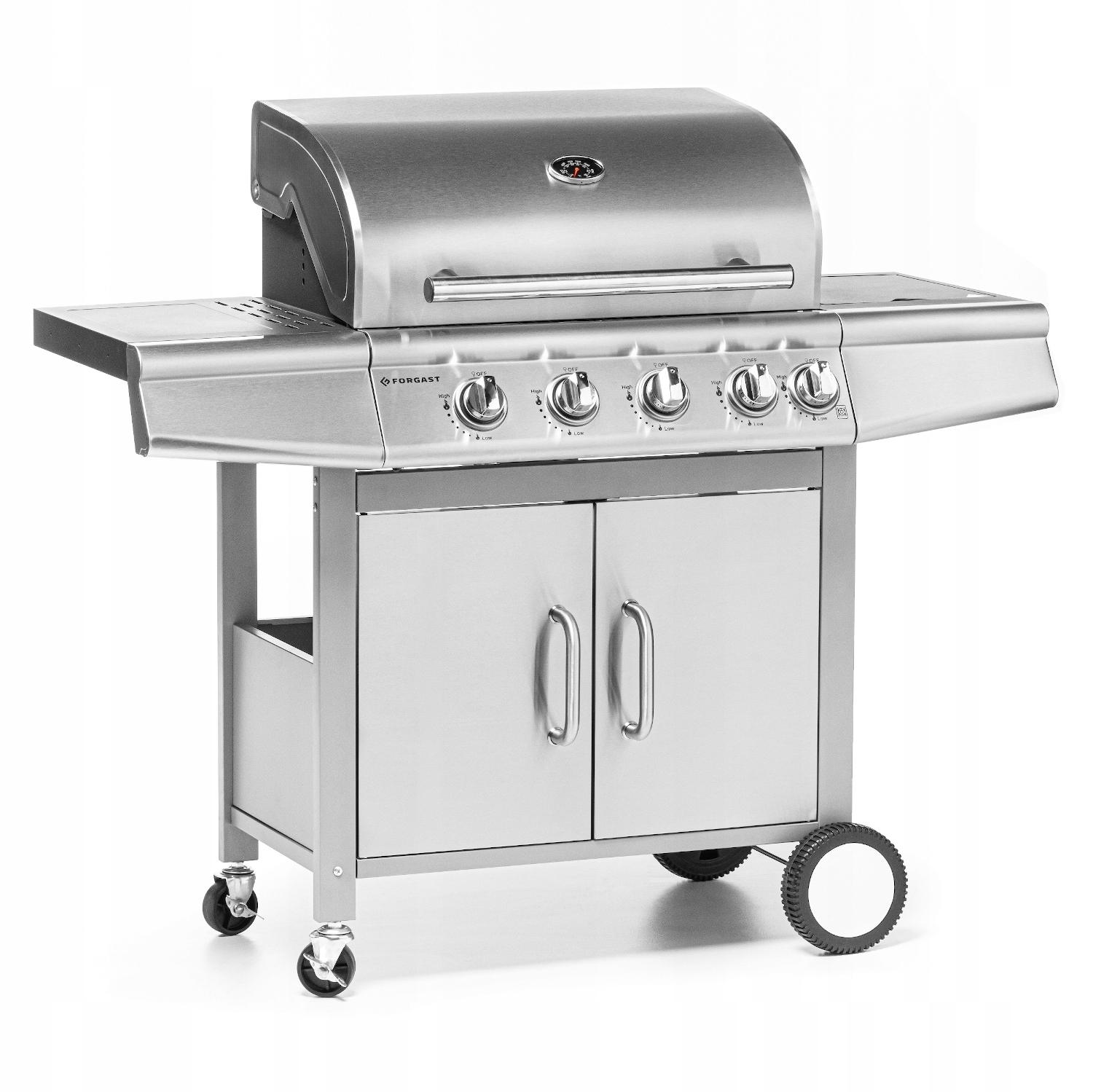 Zahradní Plynový Gril 4+1 17.4 Kw S Skříňkou Forgast FG09108