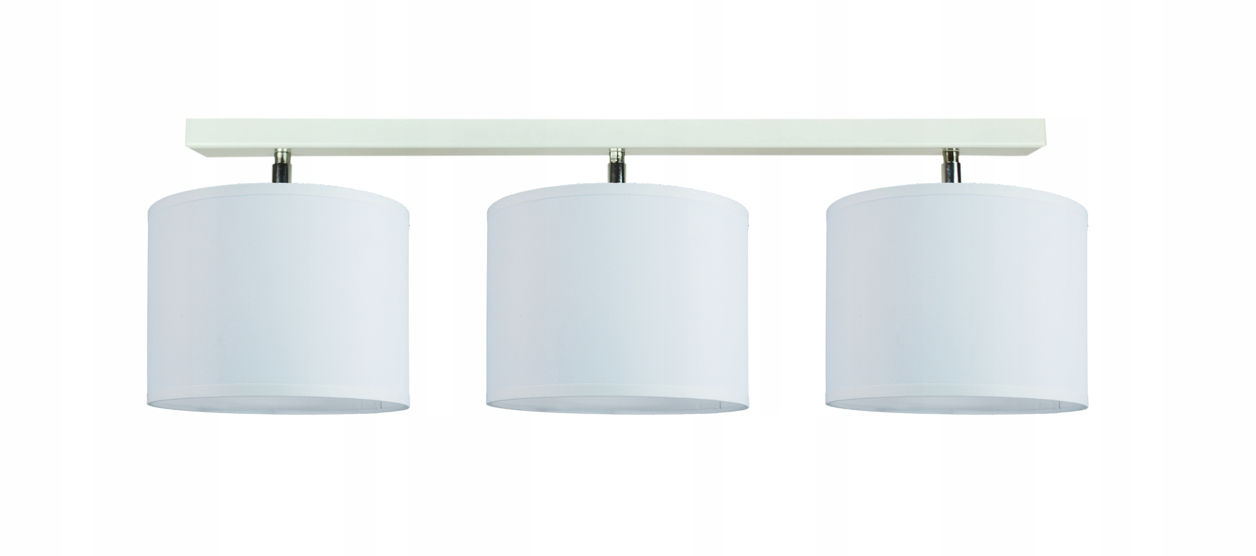 Módní závěsná stropní lampa, moderní lustr, stínidlo 20 cm, bílá Led