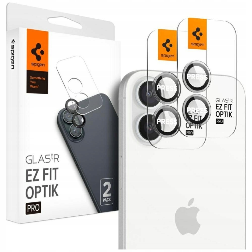 Ochrona na obiektyw aparatu Spigen Glas.Tr Camera Ez Fit Optik Pro do Apple