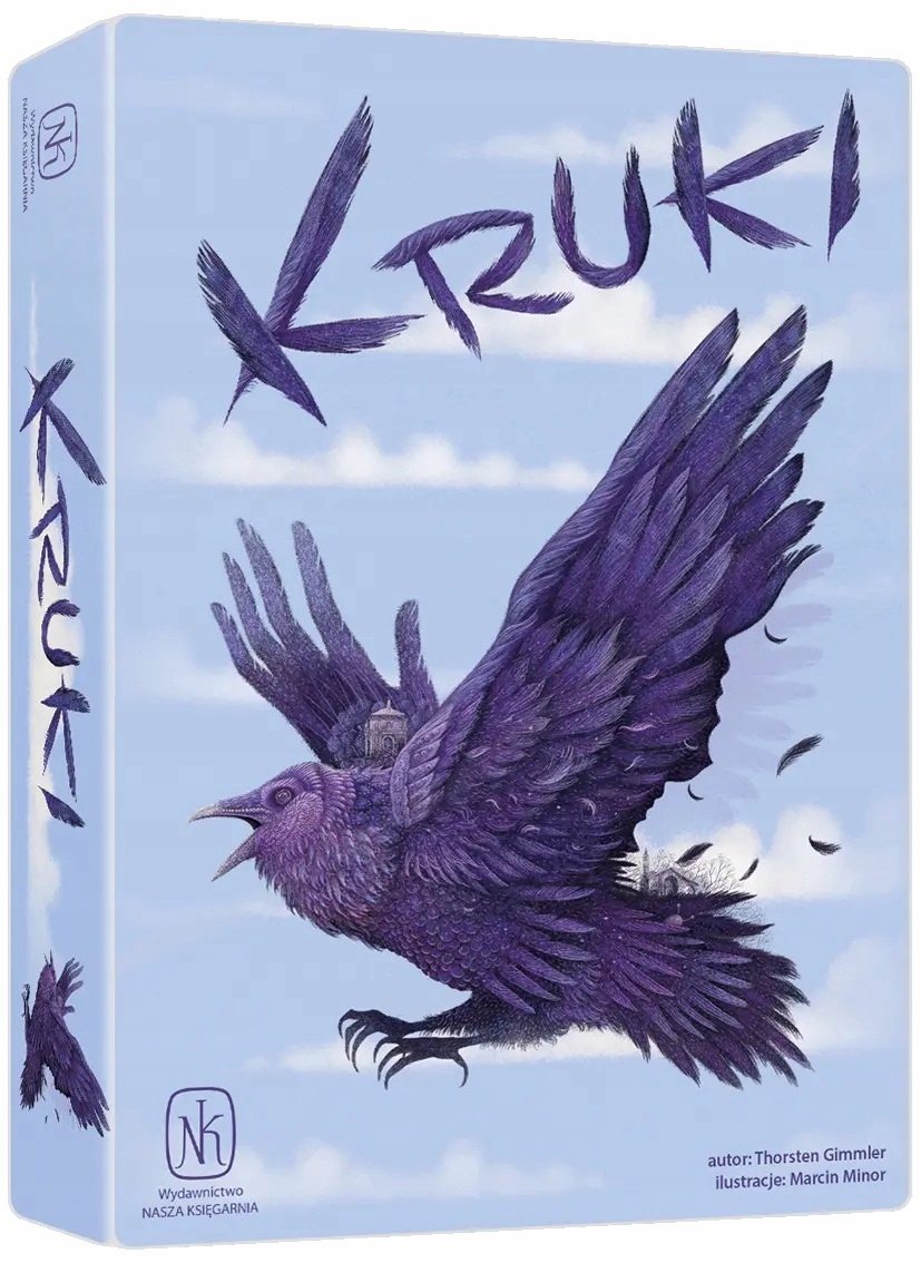 Towarzyska Gra Planszowa Dla Dzieci Planszówka Familijna Kruki Gra