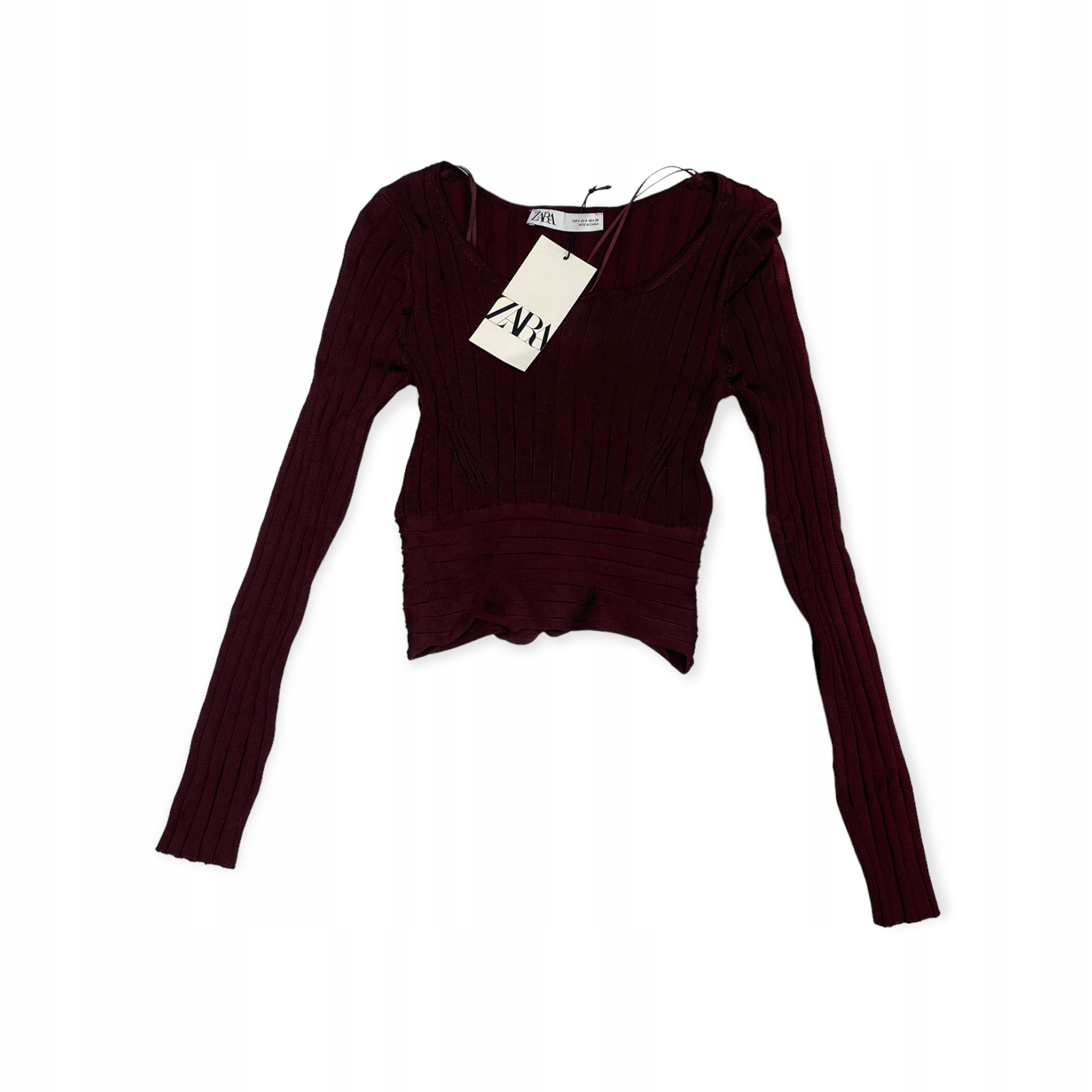 Krátká dámská halenka s rukávem Zara S