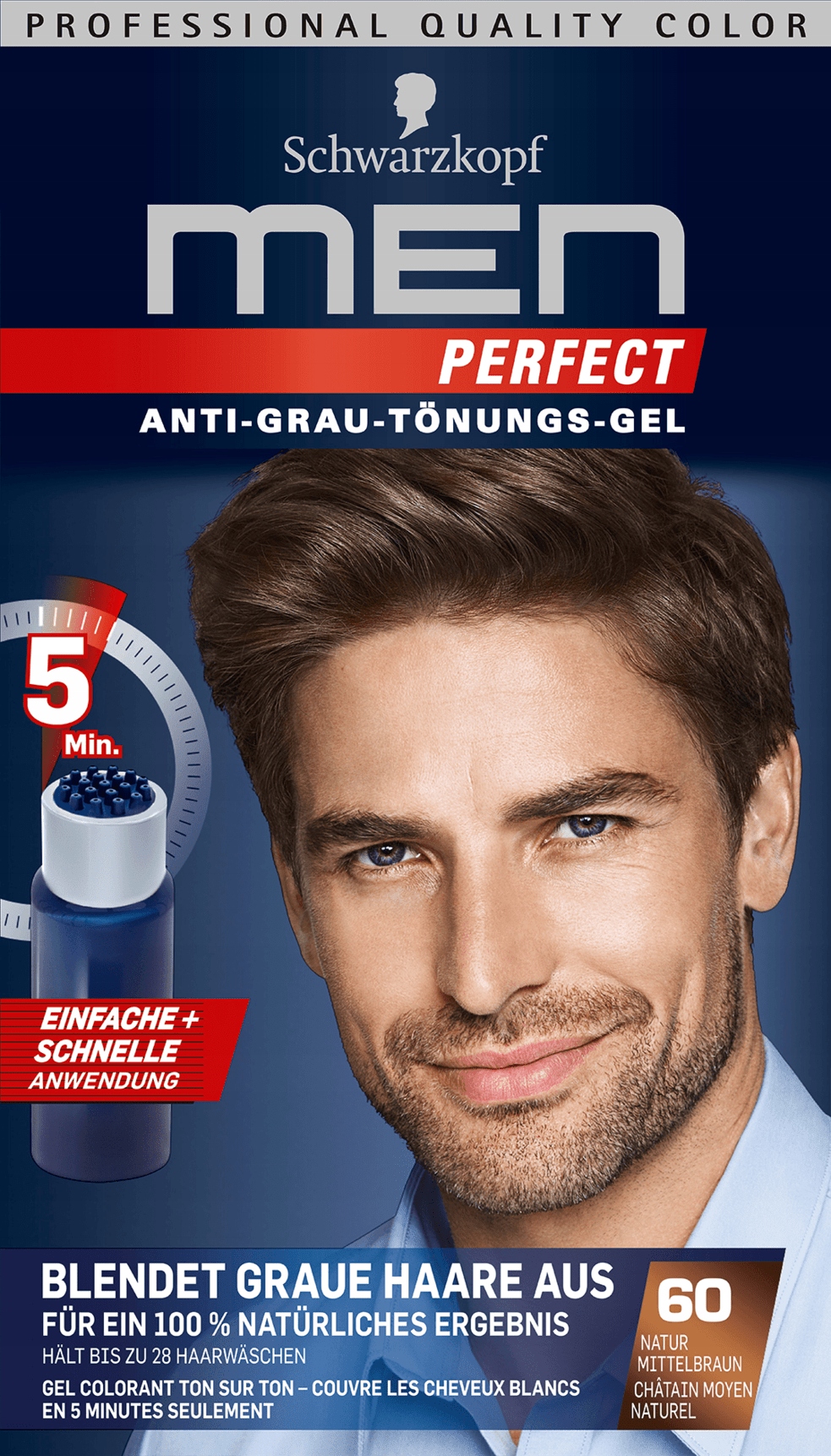 

Schwarzkopf Men Perfect Odsiwiacz 60 średni brąz