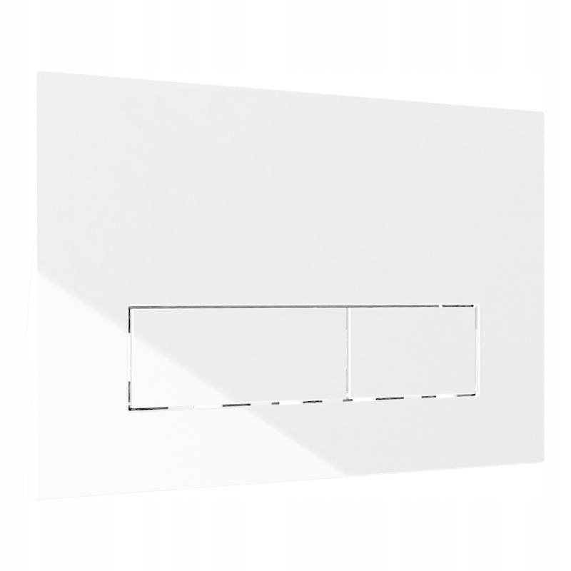 Splachovací tlačítko Lav 200.3.1 bílé, úsporný minimalistický design