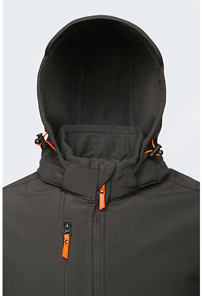 Kurtka unisex SoftShell Transformer wodoodporna Szara S Wypełnienie nie dotyczy