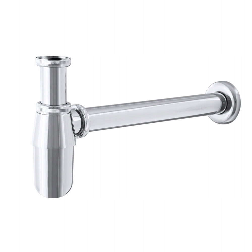 SYFON 1 CHROM UMYWALKOWY MOSIĘŻNY METALOWY CHROM