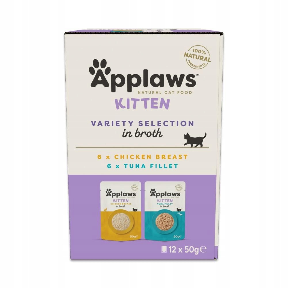 Applaws Balení Krmivo Pro Koťata V Vývaru 12 X 50 G