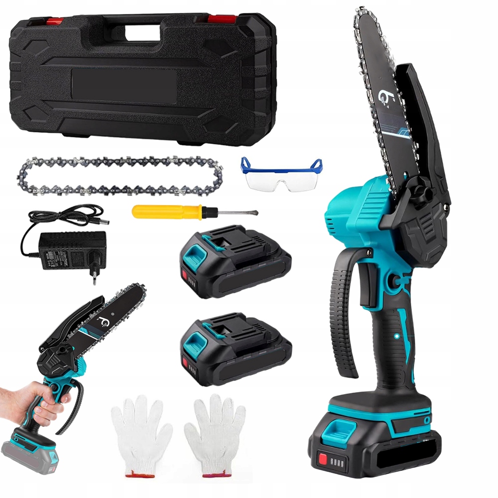 Řetězová Pila 6" Akumulátorová 21V +2AKU Sada