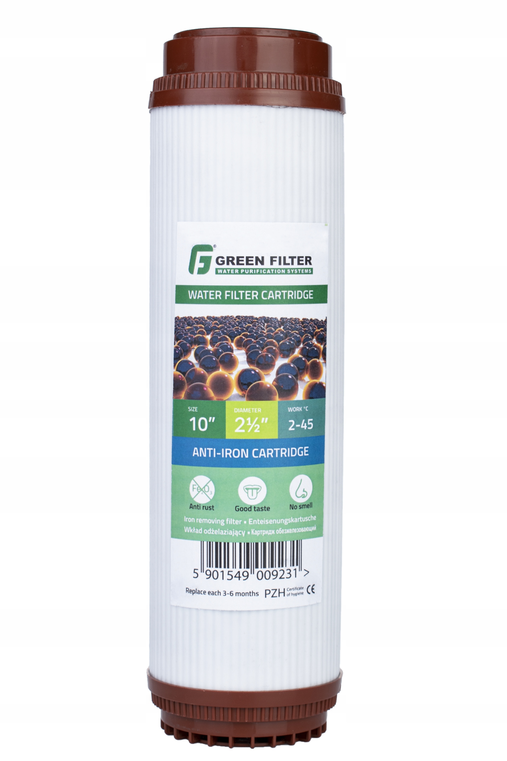 

Filtr Do Wody Wkład Odżelaziający 10''