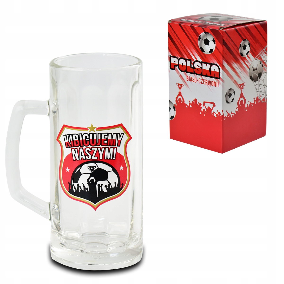 kufel 500ml KIBICUJEMY NASZYM — 2