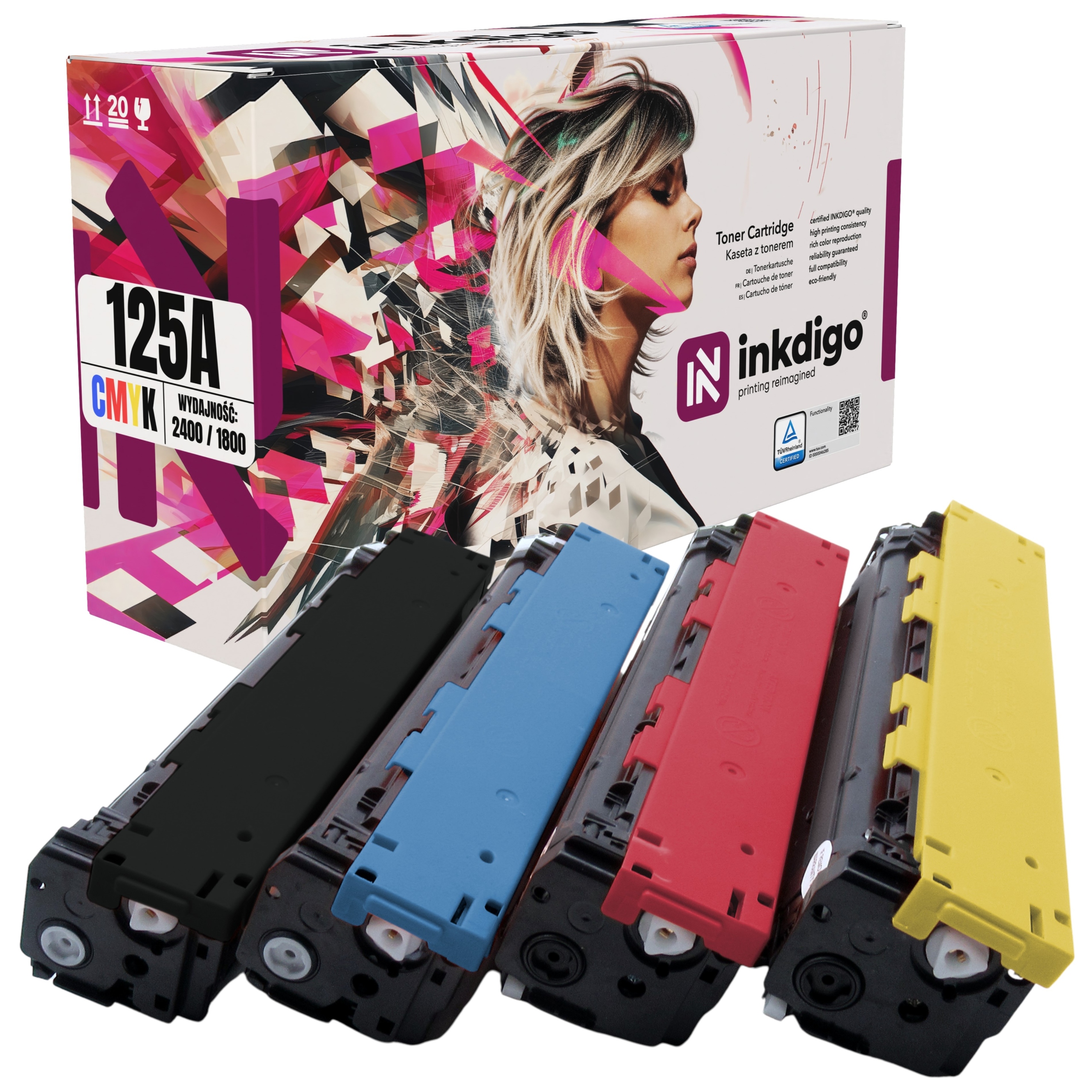 4x Toner pro Hp CP1215 CP1515n CP1518ni CM1312 Mfp