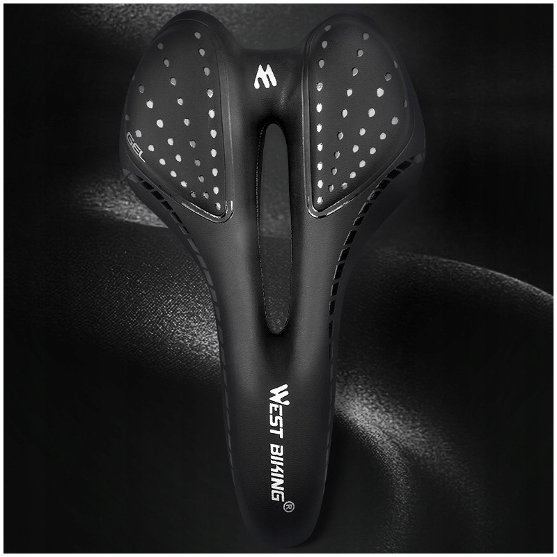 SIODEŁKO ROWEROWE MIĘKKIE SPORTOWE SZOSA / MTB Kolor dominujący odcienie zieleni