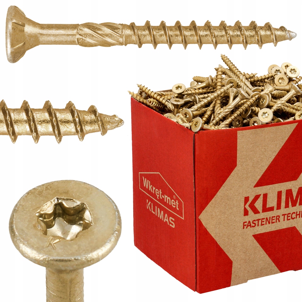 

Wkręty ciesielskie do drewna Torx 5,0x50 300szt