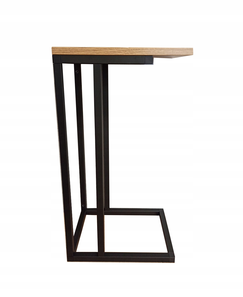 Kávový Stolek Přistýlka k pohovce 35x25x66 cm Dub alu