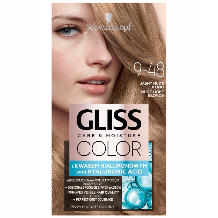 

Gliss Color Farba do Włosów Jasny Nude Blonde 9-48