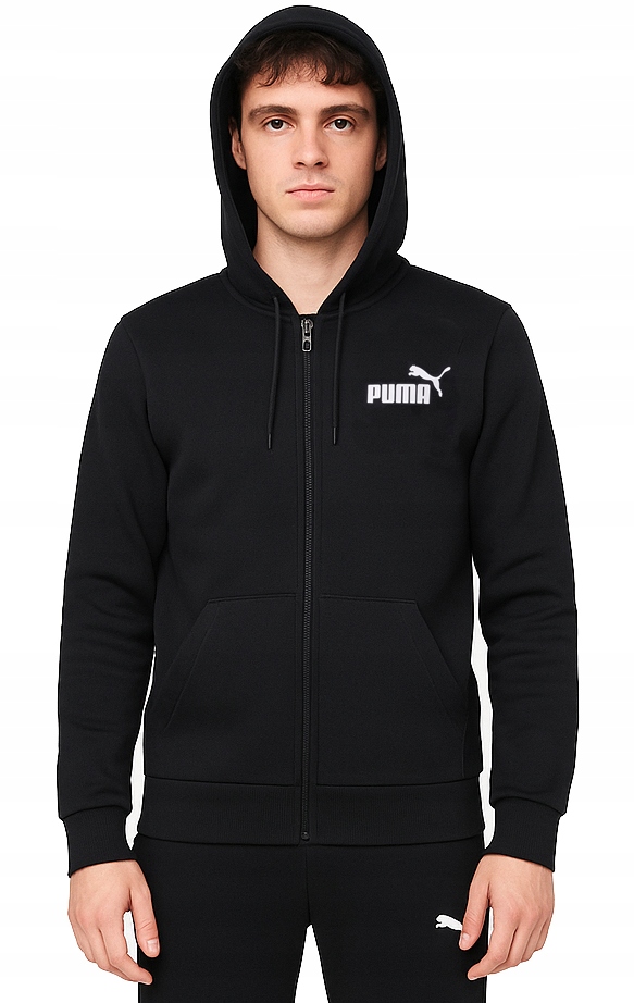 Puma bluza dziecięca młodzieżowa sportowa rozpinana z kapturem 152