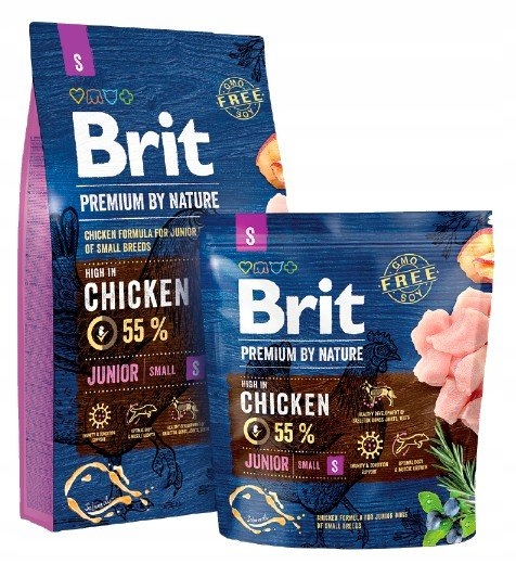 Krmivo pro štěňata malých plemen, kojící a těhotné feny Brit Kuře 3 kg