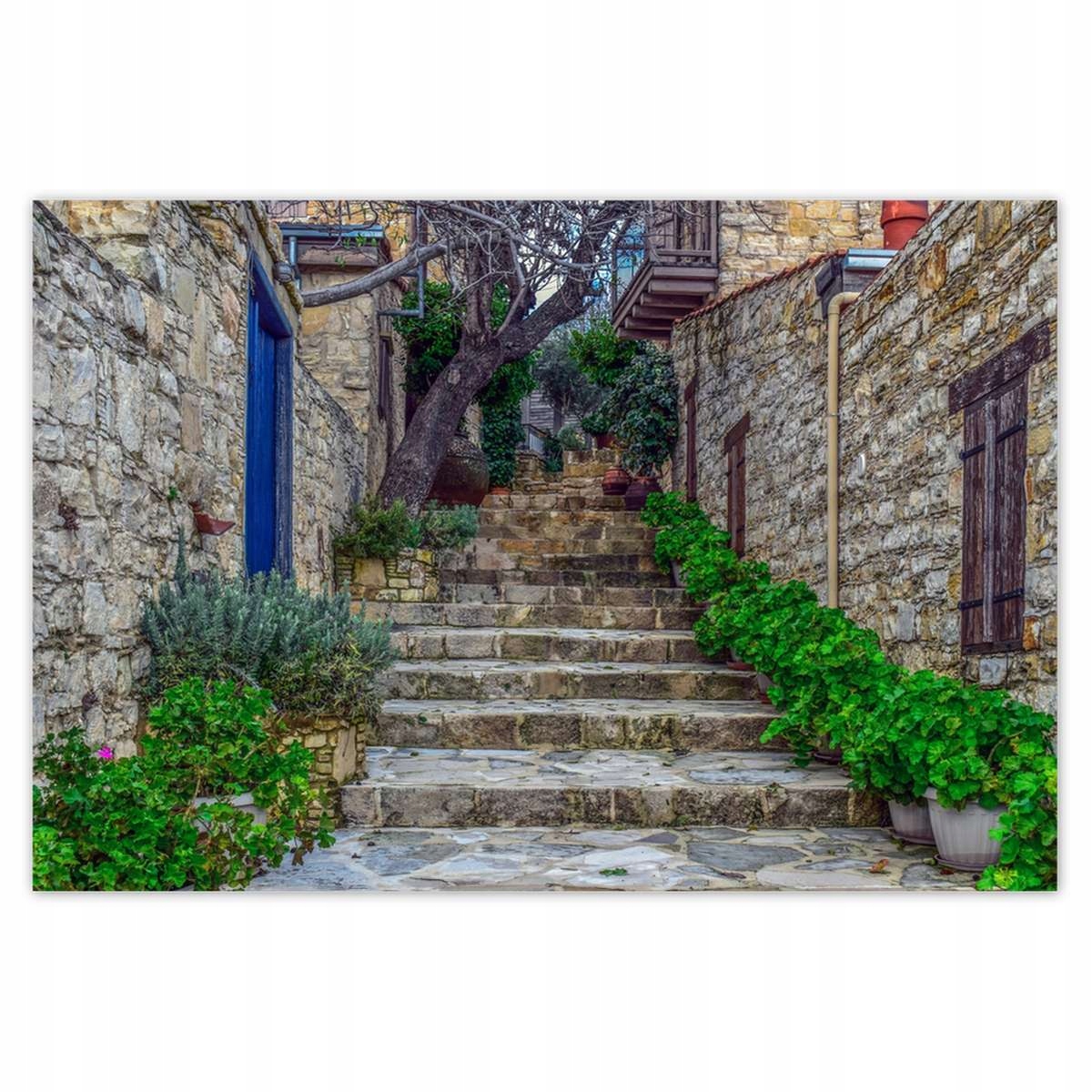 Plakáty 200x135 Provence Schódki Kámen