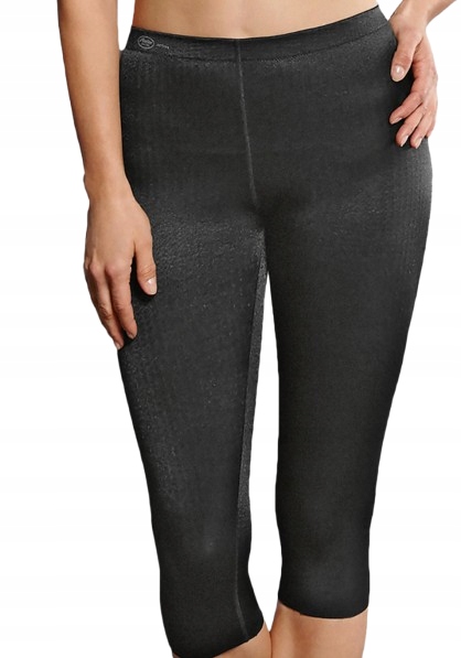 Anita Legginsy Damskie Krótkie 3/4 Czarne 46 Spx