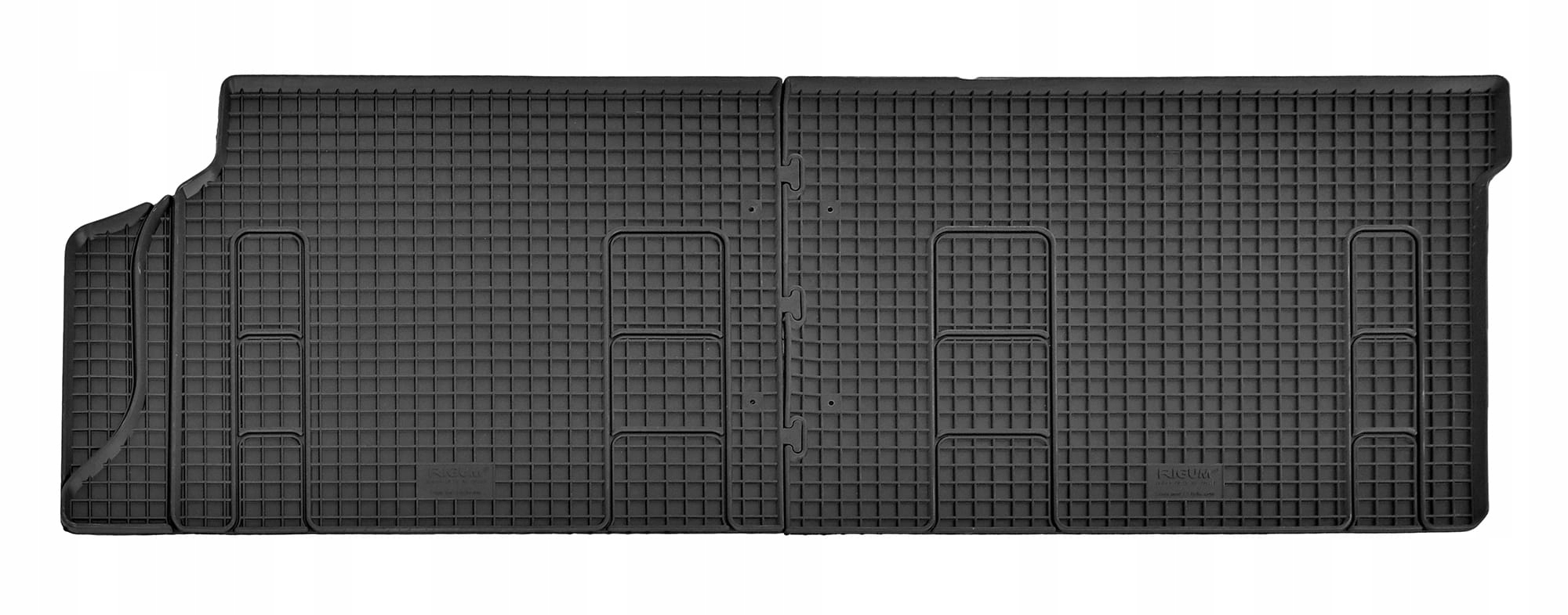 Dywaniki i mata do bagażnika do Volkswagen T6.1 Multivan 7 lub 8 osób, L2, Kolor czarny