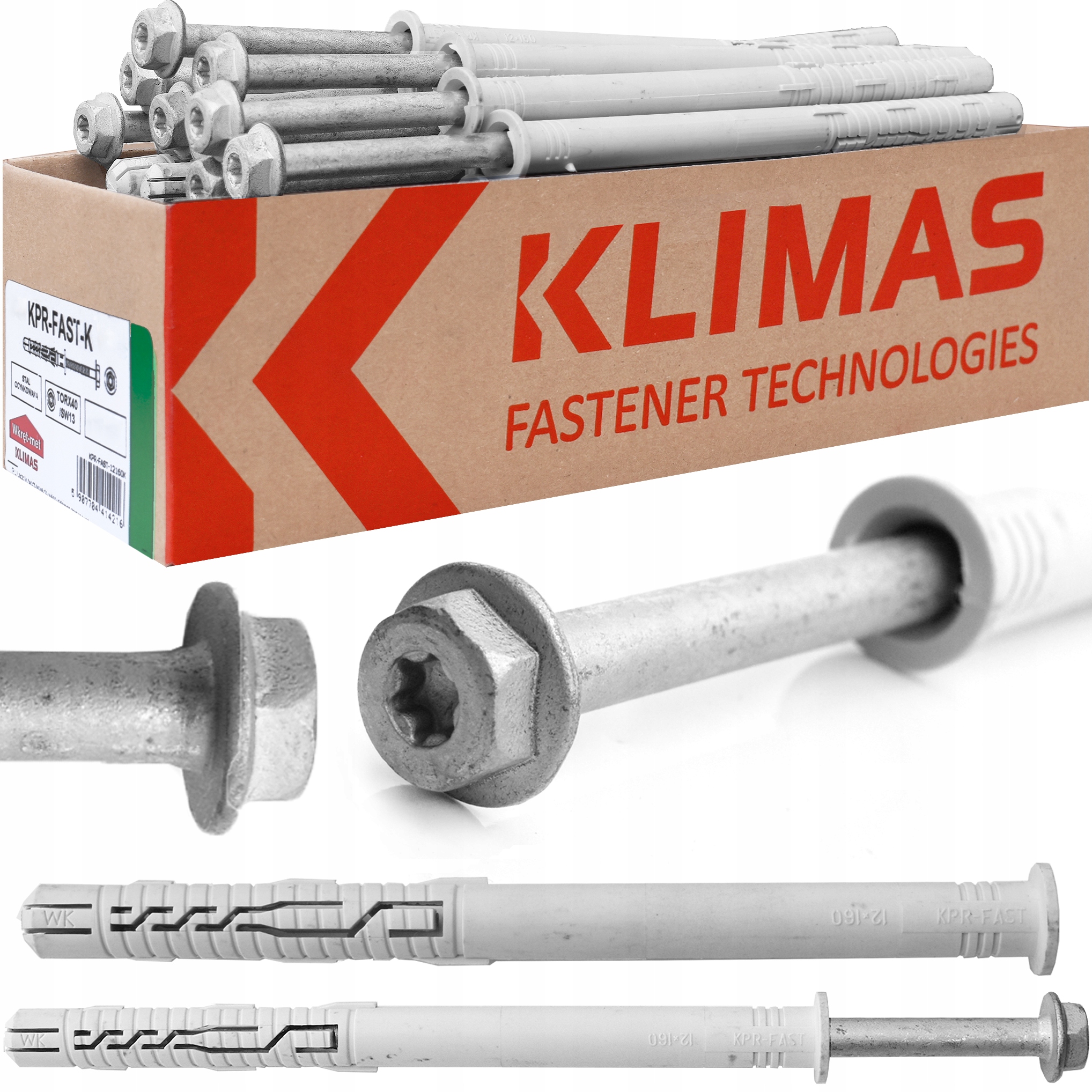 

Kołek Rozporowy Ramowy Kpr-fast 10x260 Kołki 25szt