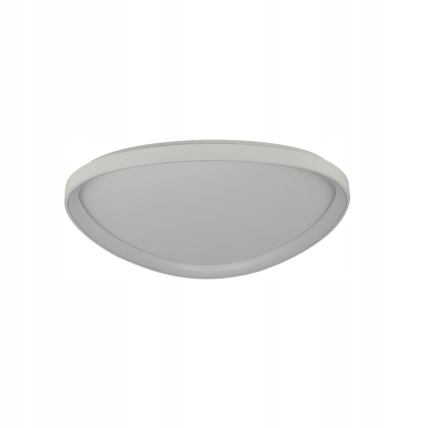 Bílý trojúhelníkový stropní svítidlo Amanda Top 60 Cct oblé tvary Led do obývacího pokoje