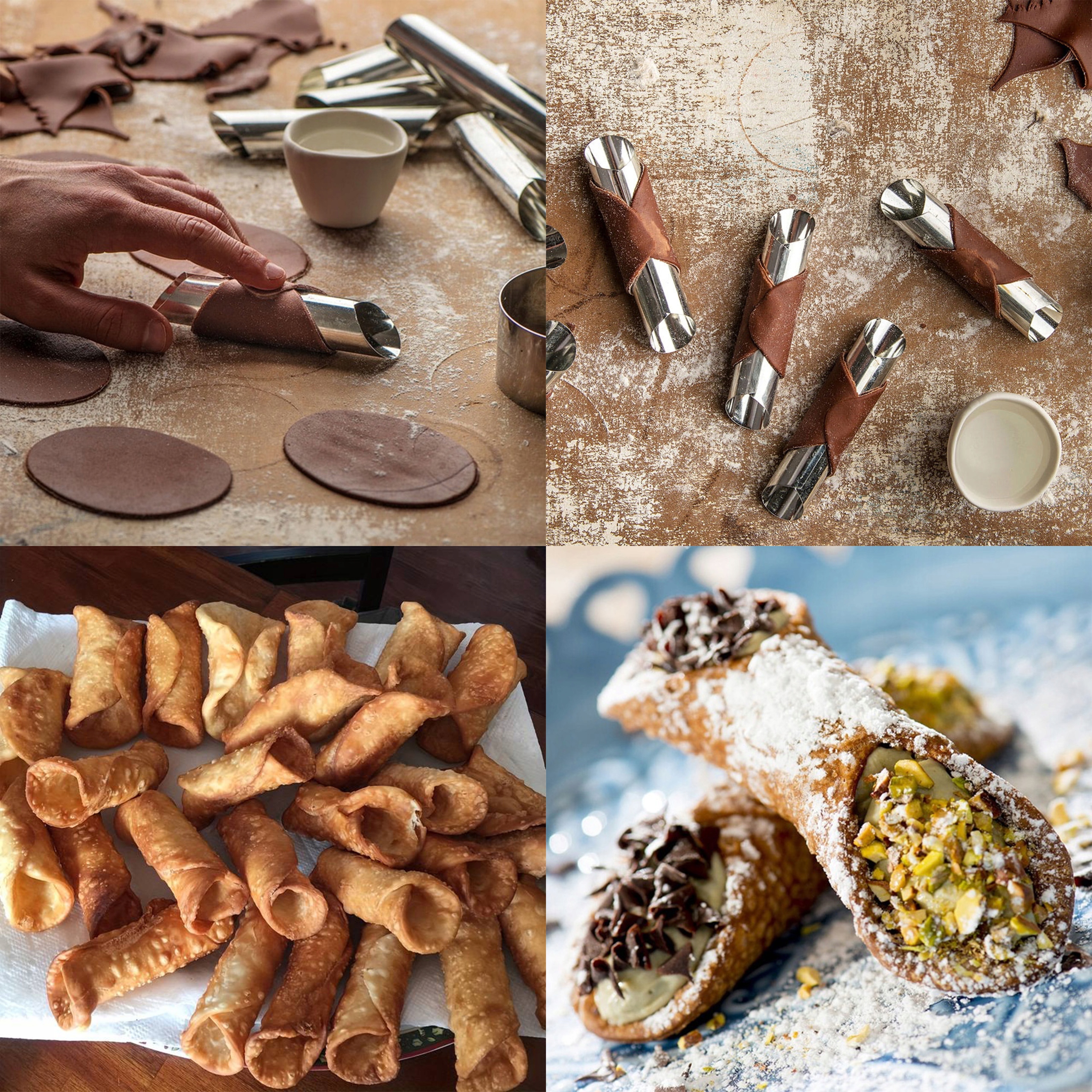 FOREMKI RURKI FORMA DO CIASTEK RUREK Z KREMEM CANNOLI OPIEKACZ 5 szt #15 Marka bez marki