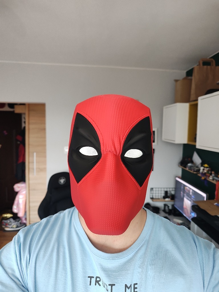 Maska Deadpool výtisk Marvel Deadpool & Wolverine Cosplay Oblečení