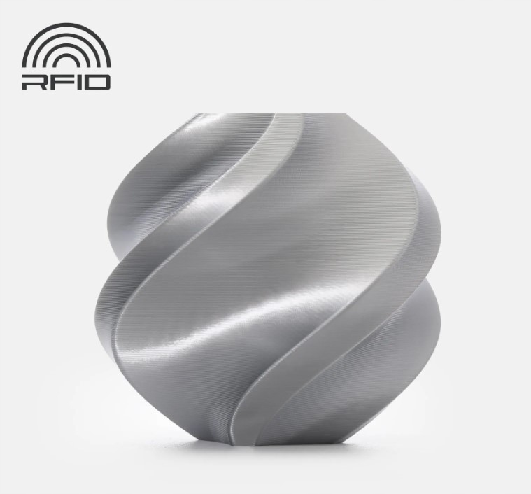 Filament BambuLab Pla Silk+ Srebrny 1,75mm 1kg Szpula 13109